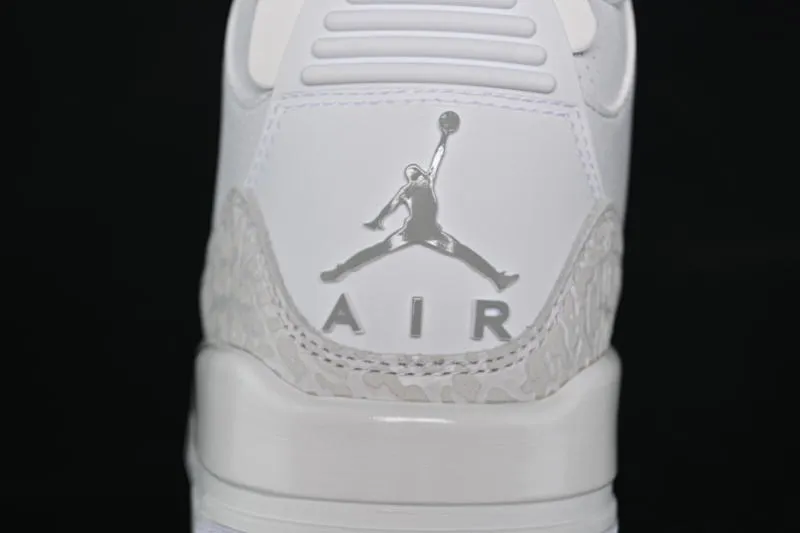 All categories Air Jordan Jordan series basketball shoes Air Jordan 3 GX foreign trade version Air Jordan 3 Retro "Pure Money" AJ3 Joe 3 replica white cat CT8532-111